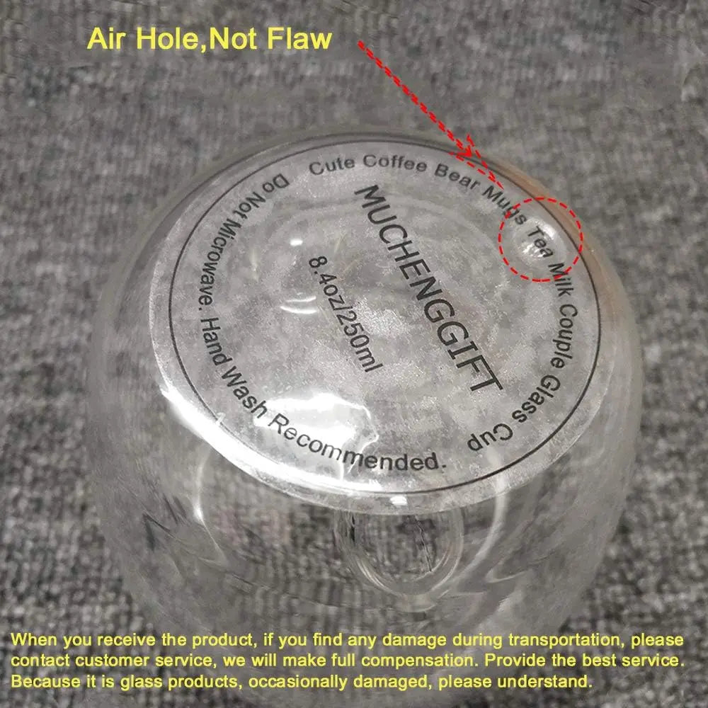 Double-Layer Bear Coffee Mug