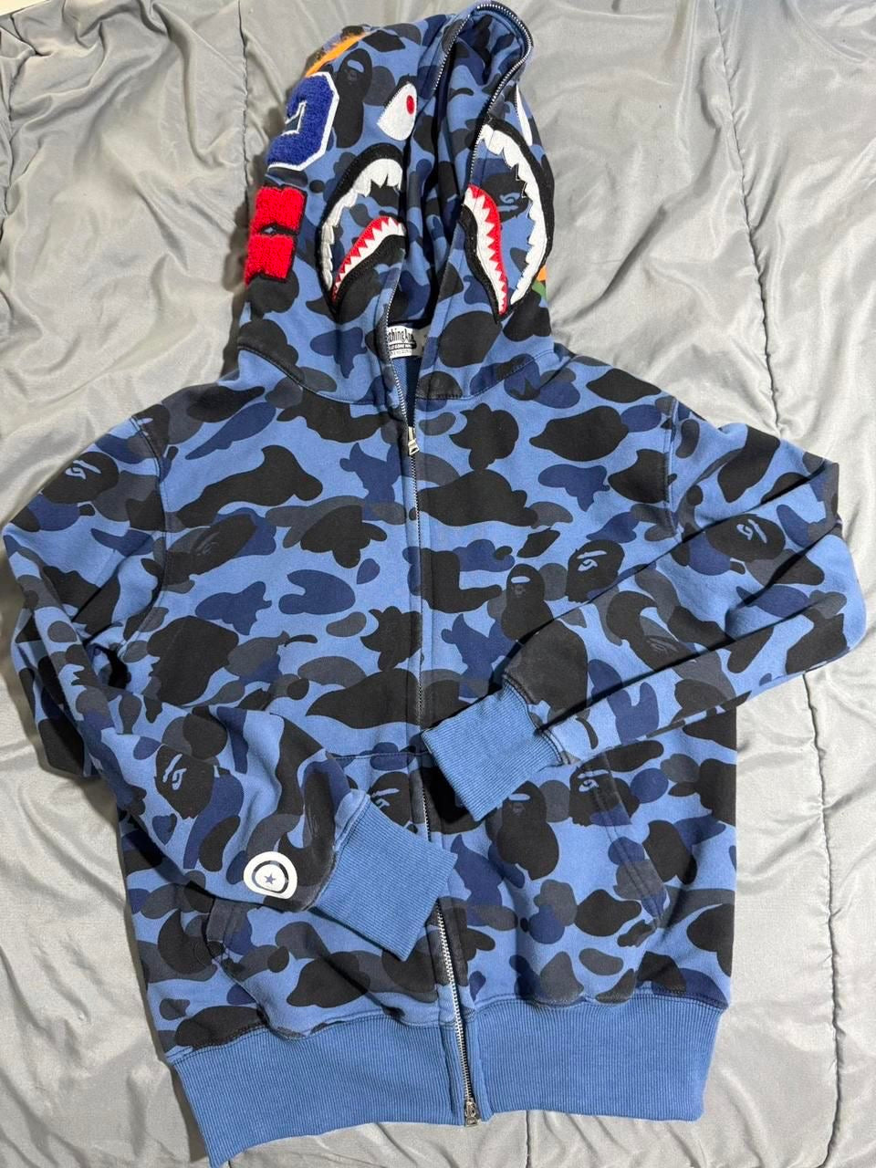 Blue Bape Hoodie