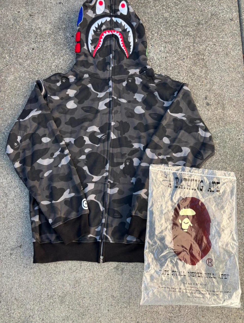 A Bathing Ape hoodie