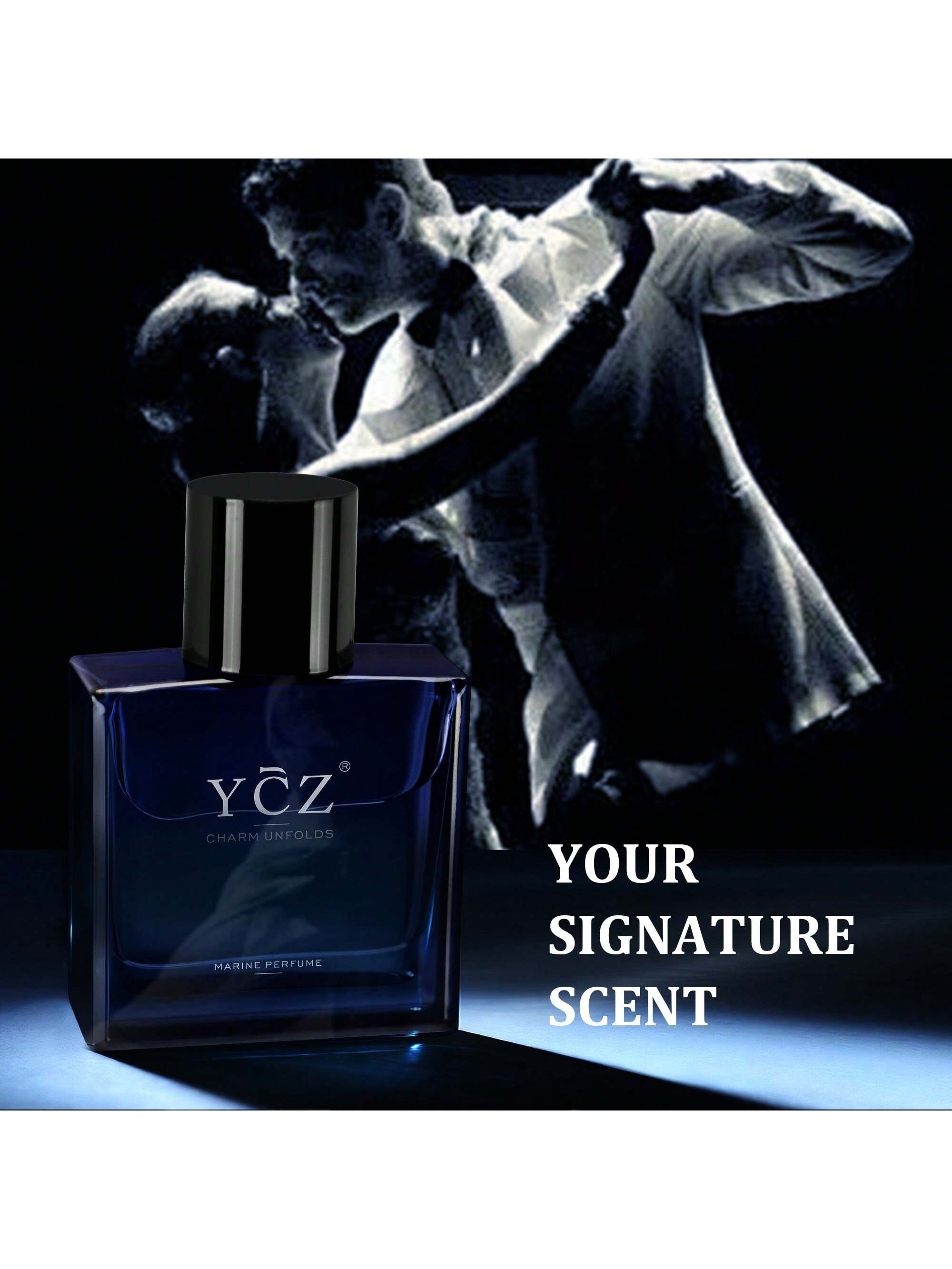 YCZ Midnight Ocean Men's Perfume - 1.7 Fl Oz | Captivating Fragrance with Citrus and Warm Notes | Ideal Gift for Gentlemen on Special Occasions