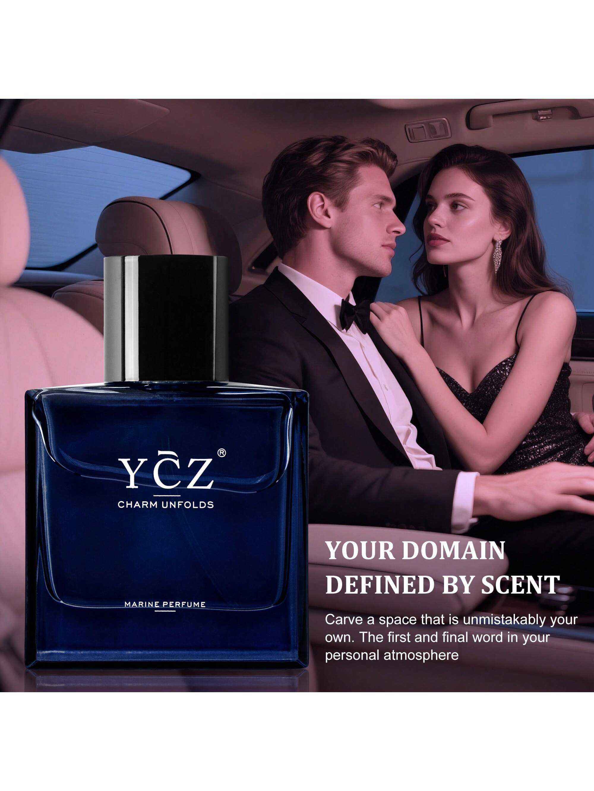 YCZ Midnight Ocean Men's Perfume - 1.7 Fl Oz | Captivating Fragrance with Citrus and Warm Notes | Ideal Gift for Gentlemen on Special Occasions
