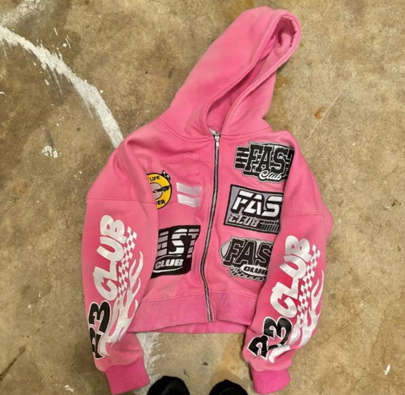 New Trending Race Car Y2K Hoodie