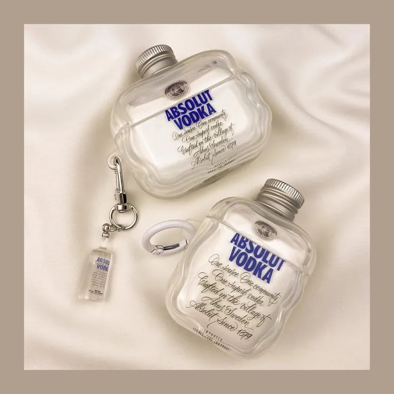 Vodka Bottle Cap Airpods Case