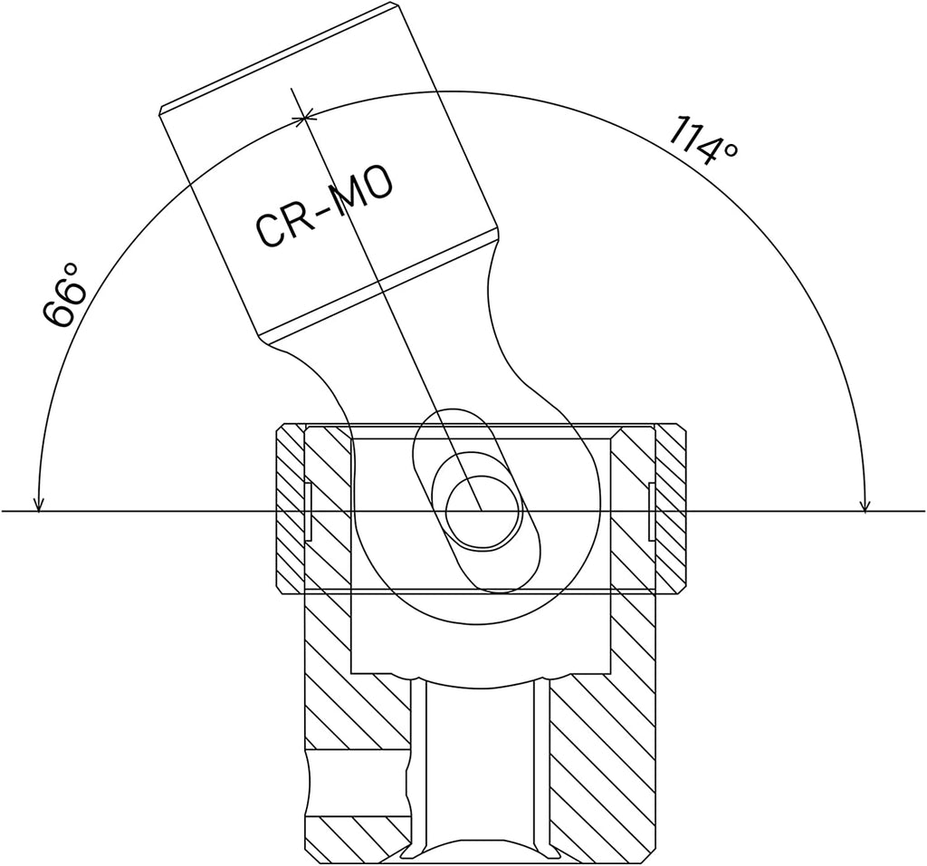 15 PCS 3/8" Drive Standard Universal Impact Socket Set, 6-Point, Metric, 8Mm - 22Mm